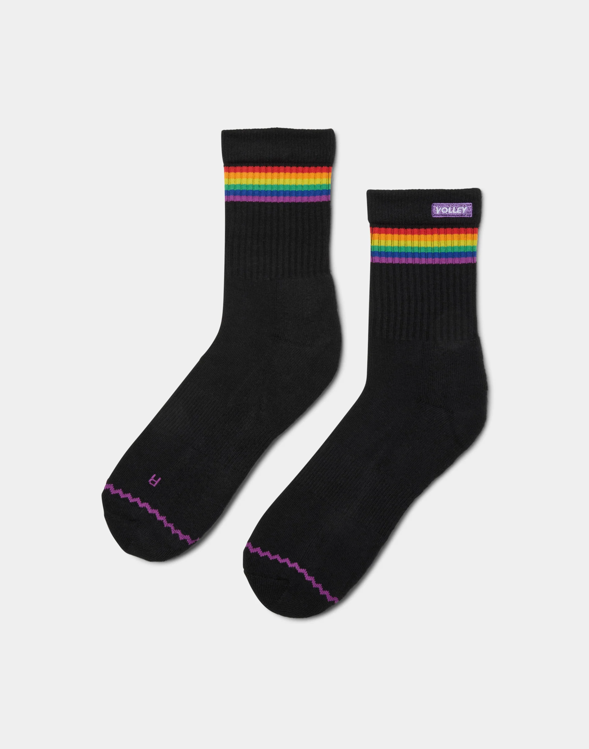 Pride Mid Sock Black - Image 4