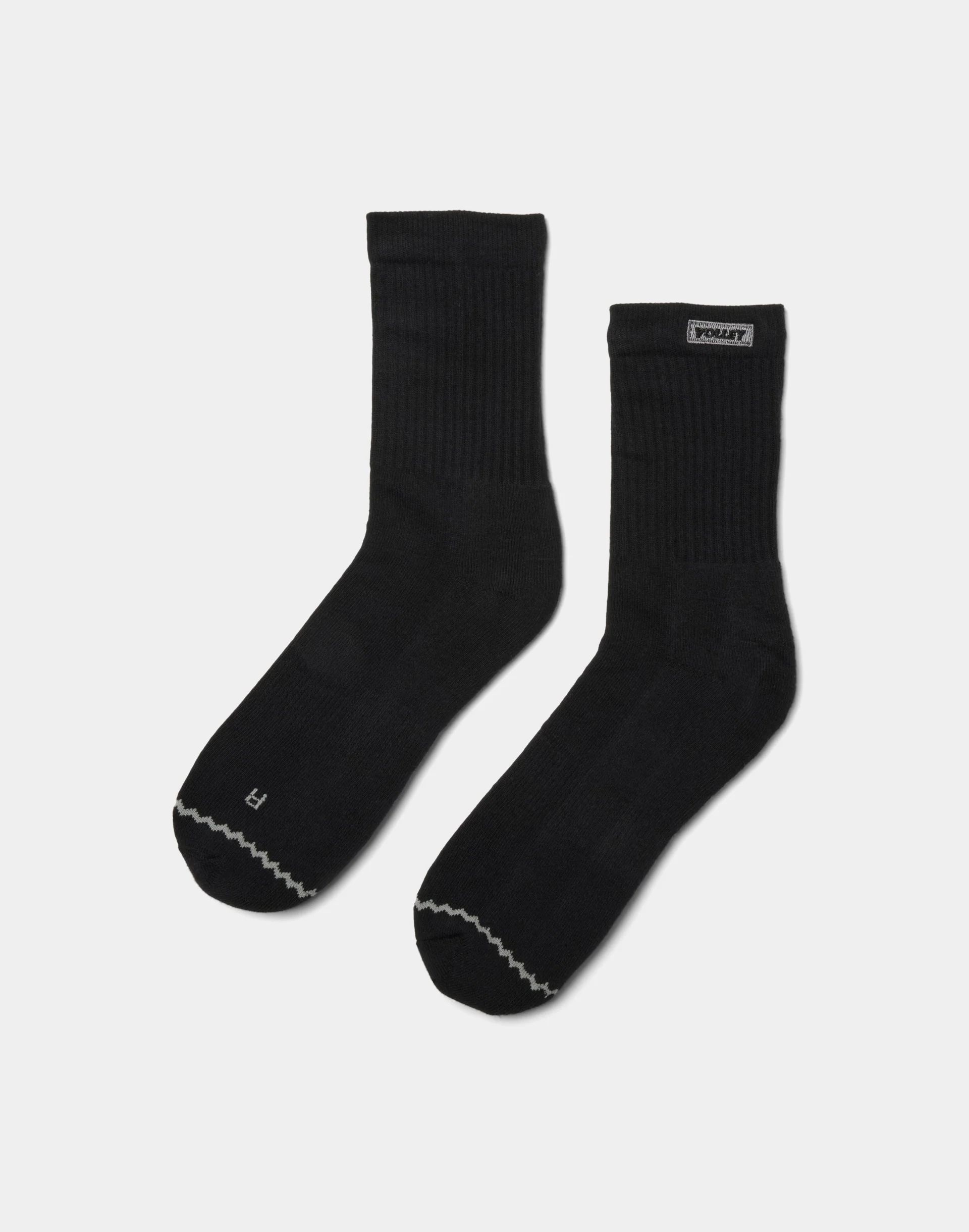 Volley Mid Sock Black/Black - Image 4