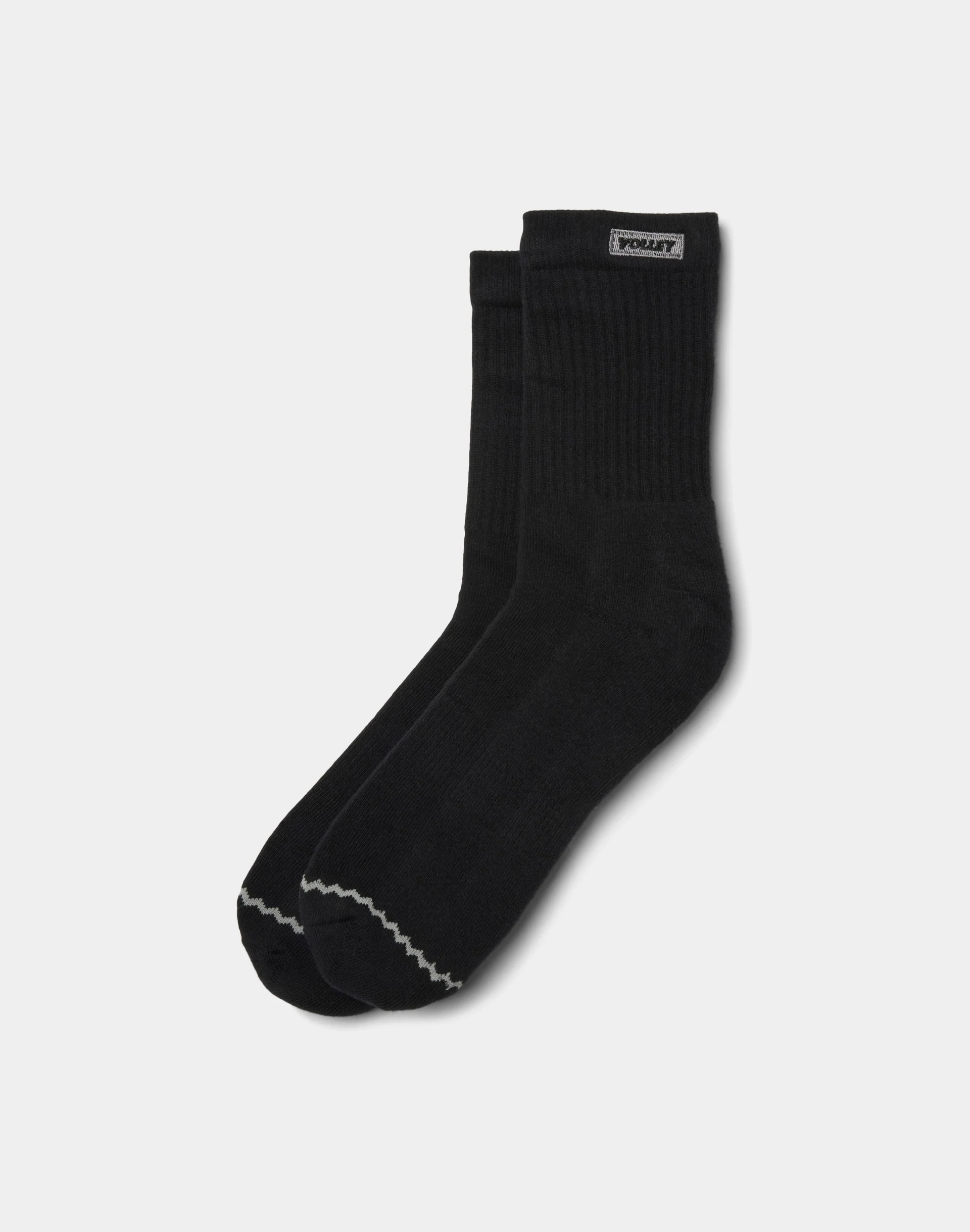 Volley Mid Sock Black/Black - Image 5